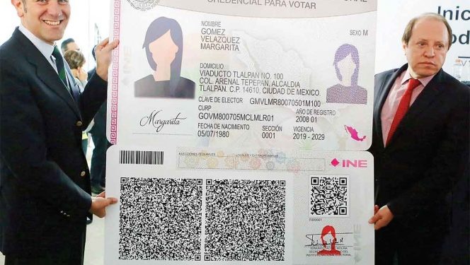 INE CREARÁ NUEVA CREDENCIAL «INFALSIFICABLE» CON CÓDIGO QR Y 24 MEDIDAS E SEGURIDAD