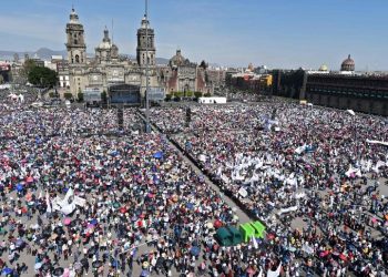 ACUDEN 250 MIL AL ZÓCALO POR EVENTO DE AMLO: SSC