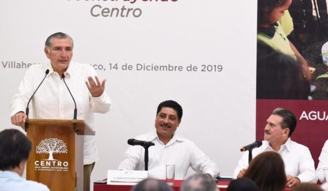 COMPROMETE ADÁN AUGUSTO ACCIONES PARA MODERNIZAR A VILLAHERMOSA