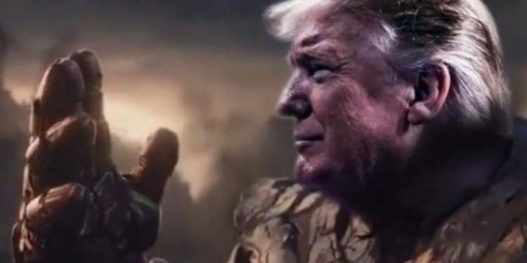 EL CREADOR DE «THANOS», MUY ENFADADO CON TRUMP POR VIDEO ELECTORAL