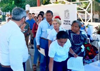 GOBIERNO REPORTA APOYO DE 92.3% AL TREN MAYA