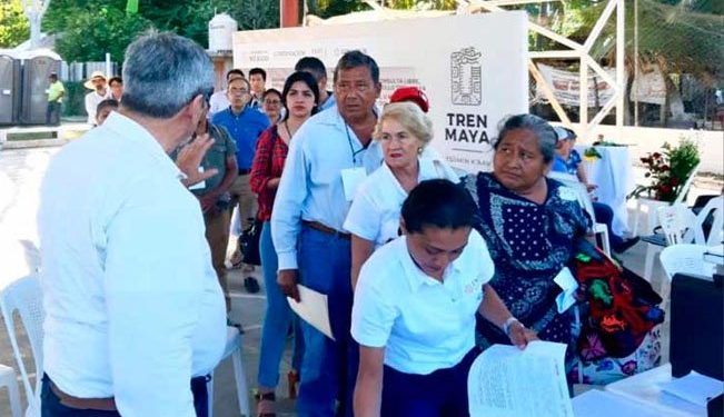 GOBIERNO REPORTA APOYO DE 92.3% AL TREN MAYA