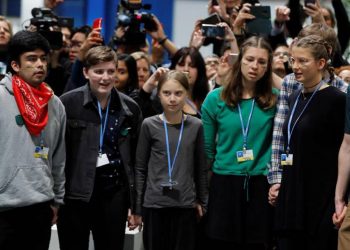 GRETA THUNBERG LLEGA POR SORPRESA A CUMBRE CLIMÁTICA EN MADRID