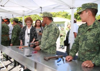PARTICIPA YUCATÁN EN ASEGURAMIENTO Y DESTRUCCIÓN DE CASI 400 ARMAS DE FUEGO