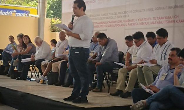 REALIZAN CONSULTA DEL TREN MAYA EN CINCO ESTADOS