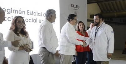 RECIBE TABASCO AMBULANCIAS, BIENES INFORMÁTICOS E INSUMOS DONADOS POR EL GOBIERNO FEDERAL