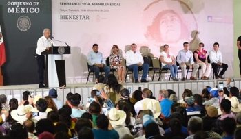 RECONOCE ADÁN AUGUSTO APOYO DE AMLO AL PUEBLO DE TABASCO