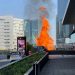 SE REPORTA INCENDIO EN PARK PLAZA SANTA FE EN LA CDMX, DESALOJAN A 2 MIL PERSONAS DE EDIFICIOS