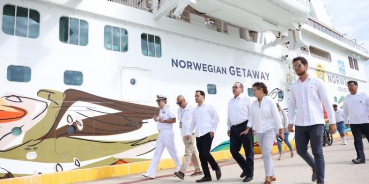 YUCATÁN CONTINÚA POSICIONÁNDOSE COMO DESTINO ATRACTIVO PARA EL TURISMO DE CRUCEROS