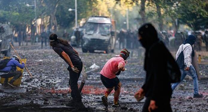 VUELVEN LAS PROTESTAS EN CHILE CON EPISODIOS VIOLENTOS