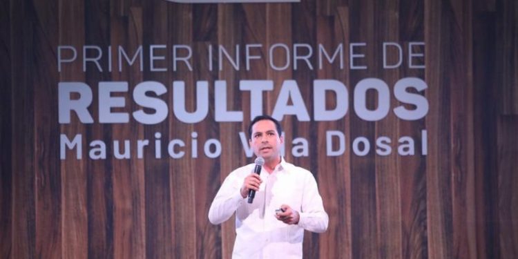 CON UN LLAMADO A LA UNIDAD, PRESENTA MAURICIO VILA DOSAL SU PRIMER INFORME DE RESULTADOS