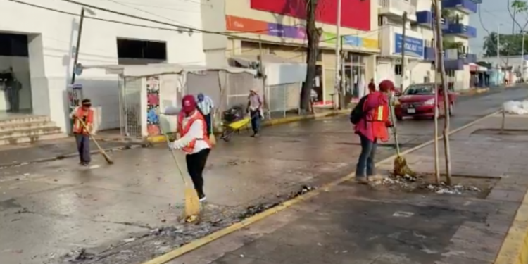 DESPLIEGA AYUNTAMIENTO DE CENTRO BRIGADA ESPECIAL DE LIMPIA Y RECOLECCIÓN DE BASURA