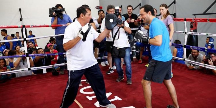 ENTREGA VILA DOSAL RENOVADAS INSTALACIONES DEL ESTADIO «GENERAL SALVADOR ALVARADO»