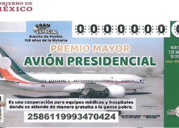 AMLO PRESENTA DISEÑO DEL ‘CACHITO’ PARA RIFA DE AVIÓN PRESIDENCIAL