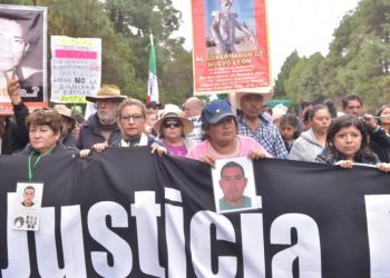 AVANZA LA CAMINATA POR LA PAZ; ADRIÁN LEBARÓN PIDE PERDER EL MIEDO PARA CLAMAR JUSTICIA