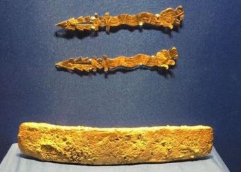 INAH CONFIRMA HALLAZGO DE TEJO DE ORO VESTIGIO DE LA ‘NOCHE TRISTE’