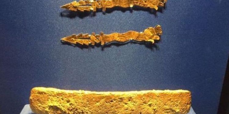 INAH CONFIRMA HALLAZGO DE TEJO DE ORO VESTIGIO DE LA ‘NOCHE TRISTE’