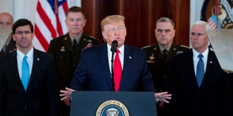 TRUMP NIEGA BAJAS EN ATAQUE DE IRÁN Y ANUNCIA NUEVAS SANCIONES ECONÓMICAS