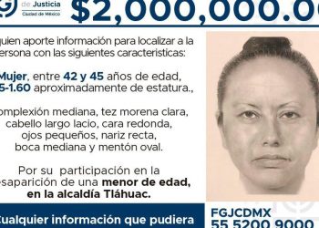 DIFUNDEN RETRATO HABLADO DE MUJER QUE SE LLEVÓ A FÁTIMA