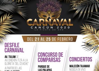 MALECÓN TAJAMAR Y PARQUE DE LAS PALAPAS ESCENARIOS QUE UNEN  AL CARNAVAL CANCÚN 2020