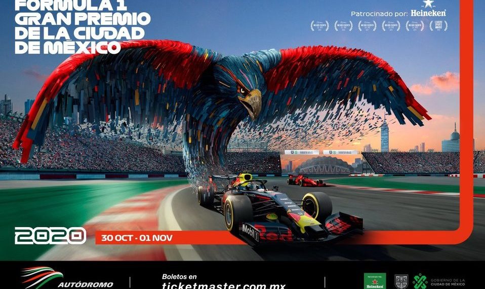 Resultado de imagen de La F1 revela carteles del Gran Premio de México