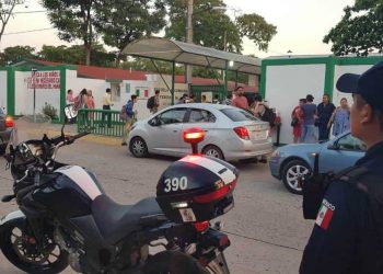 REALIZA SSPC OPERATIVOS DE SEGURIDAD Y VIALIDAD EN CENTROS ESCOLARES DE VILLAHERMOSA