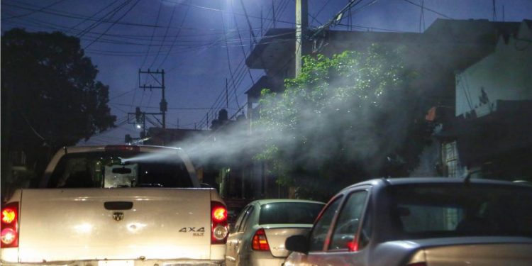 REALIZARÁ SALUD CUARTO CICLO DE NEBULIZACIÓN TERRESTRE EN CENTRO