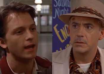 ROBERT DOWNEY JR. Y TOM HOLLAND, ¿EN «VOLVER AL FUTURO»?
