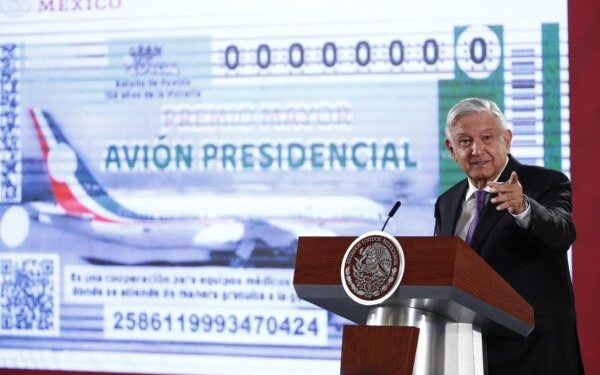 SI EN TRES DÍAS NO SE VENDE, AVIÓN PRESIDENCIAL SE RIFARÁ: LÓPEZ OBRADOR