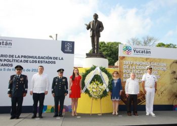 YUCATÁN CONMEMORA EL 103 ANIVERSARIO DE LA PROMULGACIÓN DE LA CARTA MAGNA