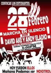 MARCHARÁN ESTUDIANTES DE CARRILLO POR ASESINATO DE COMPAÑEROS