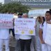 PROTESTAN EMPLEADOS DEL HOSPITAL GENERAL DE CANCÚN