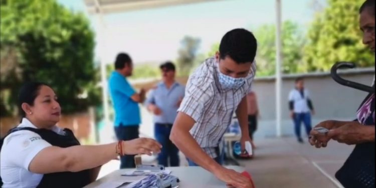 PAGOS DE PROGRAMAS DEL BIENESTAR SE REALIZAN CON MEDIDAS DE PREVENCIÓN