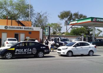 ASALTAN LA GASOLINERA DE LA INSURGENTES CON BOULEVARD