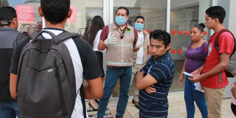 RECOMIENDA COEPROC SEGUIR MEDIDAS PREVENTIVAS EN PLAZAS Y BANCOS DE CANCÚN.