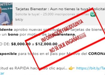 NO HAY TRÁMITES DE TARJETAS DEL BIENESTAR POR LA CONTINGENCIA