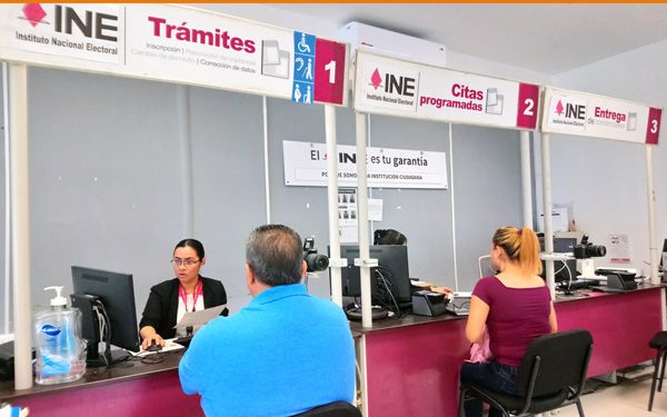 EL INE CIERRA MÓDULOS EN TODO EL PAÍS POR CORONAVIRUS