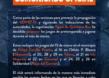 APLAZAN HASTA EL 11 DE MAYO LA INAUGURACIÓN DE LA TEMPORADA DE BEISBOL DE LA LIGA MEXICANA