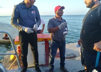 PONEN A FUNCIONAR FILTROS SANITARIOS EN HOLBOX Y LIMPIAN LA ISLA