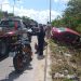 ACCIDENTE DEJA TRES HERIDOS EN EL ARCO VIAL DE CANCÚN