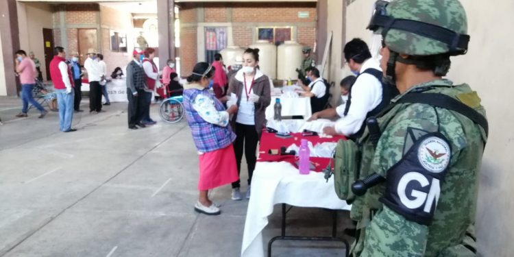 COLABORA LA GUARDIA NACIONAL CON LAS JORNADAS DE PAGO A LOS ADULTOS MAYORES Y PERSONAS CON DISCAPACIDAD