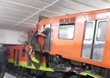 CHOCAN TRENES DEL METRO DE LA CIUDAD DE MÉXICO; HAY UN MUERTO Y 41 HERIDOS