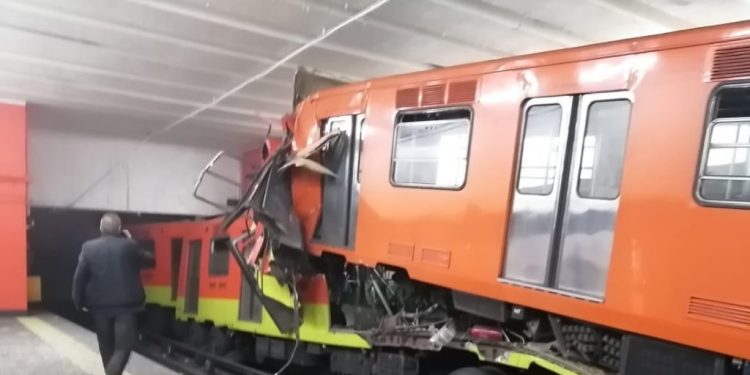 CHOCAN TRENES DEL METRO DE LA CIUDAD DE MÉXICO; HAY UN MUERTO Y 41 HERIDOS