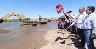 INICIA DESAZOLVE DE EL MACAYO ‘PARA SALVAR A CENTRO DE LA FALTA DE AGUA’: ADÁN AUGUSTO
