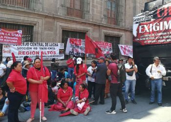 LA CNTE SOLICITA MIL 200 MDP AL GOBIERNO FEDERAL POR SALARIOS ATRASADOS