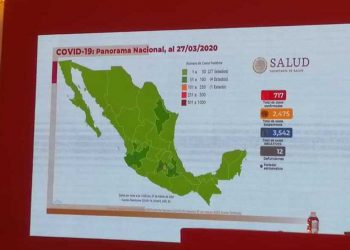 MUERTOS POR CORONAVIRUS EN MÉXICO SUBEN A 12, CON 717 CASOS