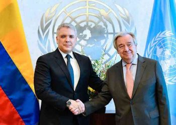 PRESIDENTE COLOMBIANO ANUNCIA COOPERACIÓN CON NACIONES UNIDAS