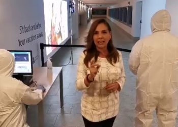 SALE AL PASO MARA LEZAMA PARA FRENAR LA DESINFORMACIÓN. SÍ HAY FILTROS SANITARIOS EN EL AEROPUERTO INTERNACIONAL DE CANCÚN
