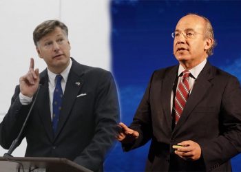 UN EX PRESIDENTE NO DEBE METERSE EN POLÍTICA DE OTRO PAÍS: CHRISTOPHER LANDAU A CALDERÓN