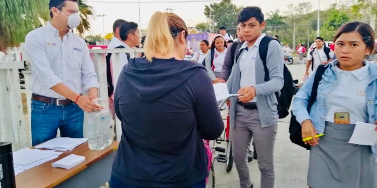 INSTALAN FILTRO SANITARIO EN EL CBTIS 72